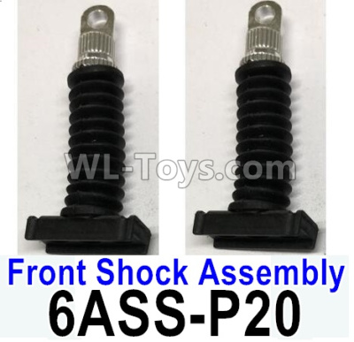 HG P602 Parts-Front Shock Assembly-2pcs-6ASS-P20,HG P602 1/12 Parts