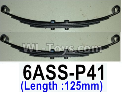 HG P602 Parts-Cushioning steel plate assembly 1 (Length：125mm),2pcs, 6ASS-P41,HG P602 1/12 Parts