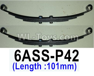 HG P602 Parts-Cushioning steel plate assembly 2 (Length：101mm),2pcs,6ASS-P42,HG P602 1/12 Parts