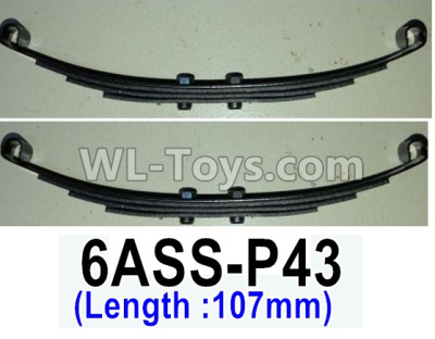 HG P602 Parts-Cushioning steel plate assembly 3 (Length：107mm),2pcs,6ASS-P43,HG P602 1/12 Parts