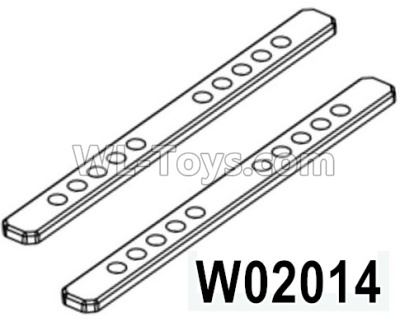 HG P602 Parts-Multi-wheel expansion reinforcement Rod-2pcs-W02014,HG P602 1/12 Parts