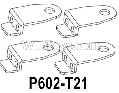 HG P602 Parts-Fixing piece for door mirror-P602-T21,Total 4pcs,HG P602 1/12 Parts