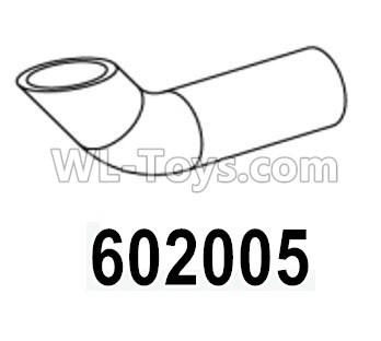 HG P602 Parts-Elbow (exhaust pipe)-602005,HG P602 1/12 Parts