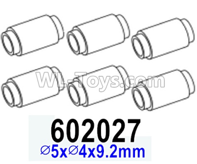 HG P602 Parts-Activities iron set-602027,Total 6pcs,∅5x∅4x9.2mm,HG P602 1/12 Parts