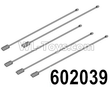 HG P602 Parts-Antenna-5pcs-602039,HG P602 1/12 Parts