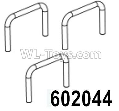 HG P602 Parts-Door pull ring-602044,Total 3pcs,HG P602 1/12 Parts