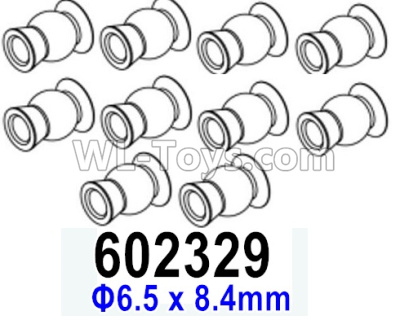 HG P602 Parts-Ball Head-602329,Total 10pcs,Φ6.5x8.4mm,HG P602 1/12 Parts