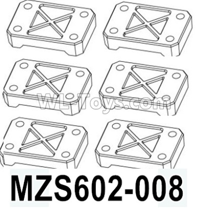 HG P602 Parts-Bridge positioning piece-MZS602-008,Total 6pcs,HG P602 1/12 Parts
