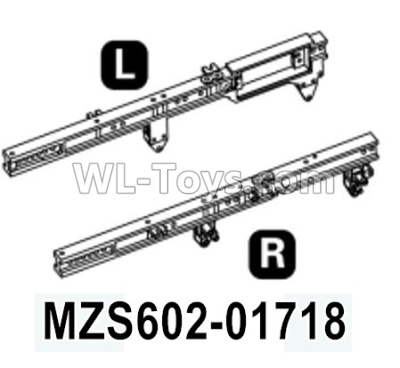 HG P602 Parts-Front beam-MZS602-01718,,eft and Right,Total 2pcs,HG P602 1/12 Parts