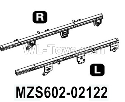 HG P602 Parts-Rear beam-MZS602-02122,Left and Right,Total 2pcs,HG P602 1/12 Parts