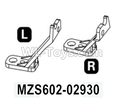 HG P602 Parts-Bumper support frame-MZS602-02930,Left and Right,Total 2pcs,HG P602 1/12 Parts
