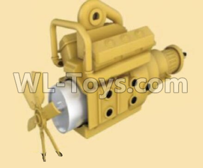 HG P803A 8ASS-P0003 Parts.Transmission gearbox unit.Yellow.HG RC Models HEMTT 8X8 M983 US Army Military Vehicle Spare Accessories.