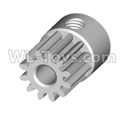 HG P803A JK801-43 Parts. Alloy Motor gear. M0.6-12 Teeth.HG RC Models HEMTT 8X8 M983 US Army Military Vehicle Spare Accessories.