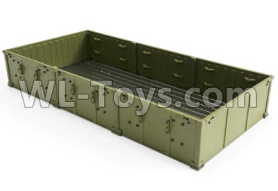 HG P803A 8ASS-P0010 Parts.Truck Body unit. (Green).HG RC Models HEMTT 8X8 M983 US Army Military Vehicle Spare Accessories.