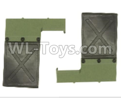 HG P803A 8ASS-125 Parts.801 Mud plate.(Green-Can only be used for HG-801).HG RC Models HEMTT 8X8 M983 US Army Military Vehicle Spare Accessories.