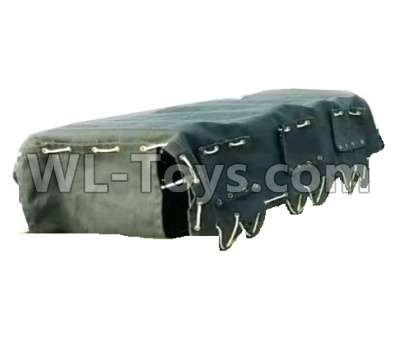 HG P803A WE8011 Parts.Car cloak set. It Include the Car cloak and Support frame.HG RC Models HEMTT 8X8 M983 US Army Military Vehicle Spare Accessories.