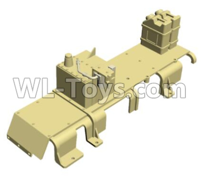 HG P803A 8ASS-33 Parts.Left wheel cover. Green or Yellow.HG RC Models HEMTT 8X8 M983 US Army Military Vehicle Spare Accessories.