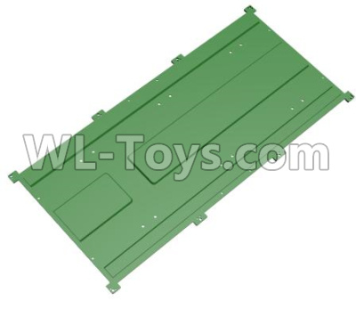 HG P803A C053 Parts.the bottom Truck body plate Parts.for 801 Truck(Aluminum alloy,Can only be used for HG-P801.HG RC Models HEMTT 8X8 M983 US Army Military Vehicle Spare Accessories.