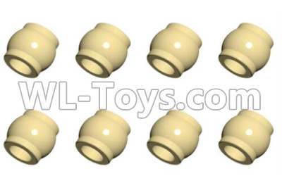 HG P803A C013 Parts.Steering rod ball head Parts.8pcs).HG RC Models HEMTT 8X8 M983 US Army Military Vehicle Spare Accessories.