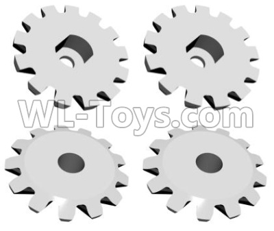 HG P803A W01054、W01055 Parts.Differential planet Parts. driven gear(4pcs).HG RC Models HEMTT 8X8 M983 US Army Military Vehicle Spare Accessories.