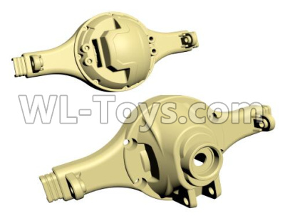 HG P803A HG-JK010 Parts.Front axle housing. Green or Yellow.HG RC Models HEMTT 8X8 M983 US Army Military Vehicle Spare Accessories.