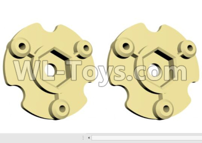 HG P803A JK009-29 Parts.Wheel Hub positioning seat. Total 2pcs. Green or Yellow.HG RC Models HEMTT 8X8 M983 US Army Military Vehicle Spare Accessories.