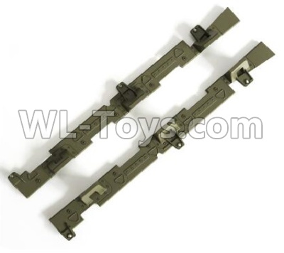 HG P803A HGKC-22 Parts.Rear main beam. Total 2pcs. (Green Color-Can only be used for HG-P801).HG RC Models HEMTT 8X8 M983 US Army Military Vehicle Spare Accessories.