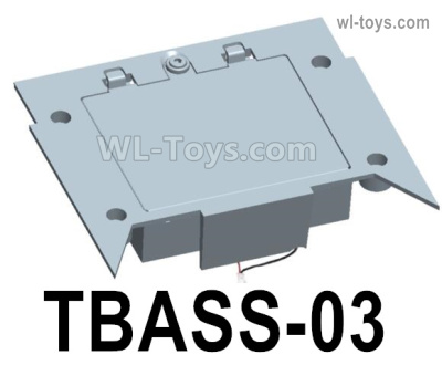 HG P806 Parts Battery box assembly. TBASS-03. Two Colors you can choose. Yellow or Green,HG P806 TRASPED Semi Trailer Parts,HG P806 1/12 Truck Parts