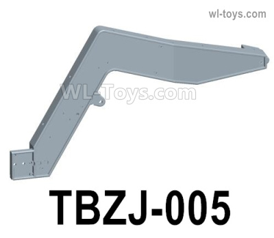 HG P806 Parts Right crank assembly. TBZJ-005. Two Colors you can choose. Yellow or Green.HG P806 TRASPED Semi Trailer Parts,HG P806 1/12 Truck Parts