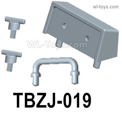 HG P806 Parts Decoration set. TBZJ-019. Two Colors you can choose. Yellow or Green.HG P806 TRASPED Semi Trailer Parts,HG P806 1/12 Truck Parts