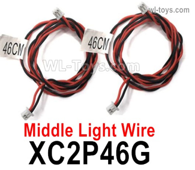 HG P806 Parts XC2P46G Middle Light Wire. The length is 7x0.15x460mm.HG P806 TRASPED Semi Trailer Parts,HG P806 1/12 Truck Parts