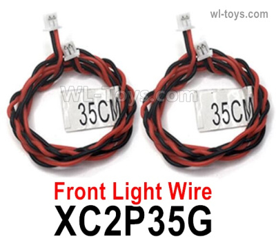 HG P806 Parts XC2P35G Front Light Wire. The length is 7x0.15x350mm.HG P806 TRASPED Semi Trailer Parts,HG P806 1/12 Truck Parts