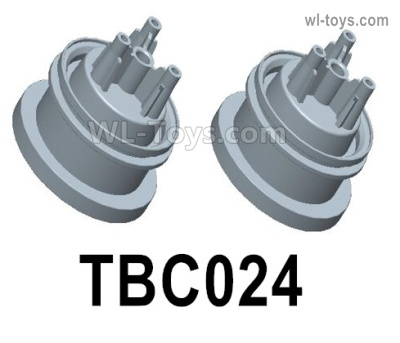 HG P806 Parts Inner hub. TBC024. Total 2pcs. Two Colors you can choose. Yellow or Green.HG P806 TRASPED Semi Trailer Parts,HG P806 1/12 Truck Parts
