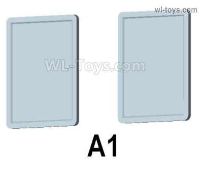 HG P806 Parts Tail plate cover. A1. Two Colors you can choose. Yellow or Green.HG P806 TRASPED Semi Trailer Parts,HG P806 1/12 Truck Parts