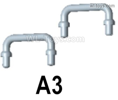 HG P806 Parts Front handle. A3. Two Colors you can choose. Yellow or Green.HG P806 TRASPED Semi Trailer Parts,HG P806 1/12 Truck Parts
