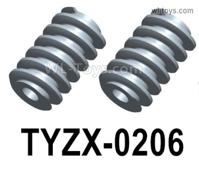 HG P806 Parts Worm Rod. TYZX-0206. M=0.5, Φ6, 2A, length:9mm,HG P806 TRASPED Semi Trailer Parts,HG P806 1/12 Truck Parts