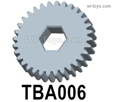 HG P806 Parts Driven gear B. TBA006. M=0.5, Z=32, H=4.HG P806 TRASPED Semi Trailer Parts,HG P806 1/12 Truck Parts