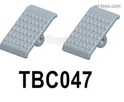 HG P806 Parts Support feet. TBC047. Total 2pcs. Two Colors you can choose. Yellow or Green.HG P806 TRASPED Semi Trailer Parts,HG P806 1/12 Truck Parts