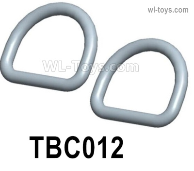 HG P806 Parts Pull ring. TBC012. Total 2pcs. Two Colors you can choose. Yellow or Green.HG P806 TRASPED Semi Trailer Parts,HG P806 1/12 Truck Parts
