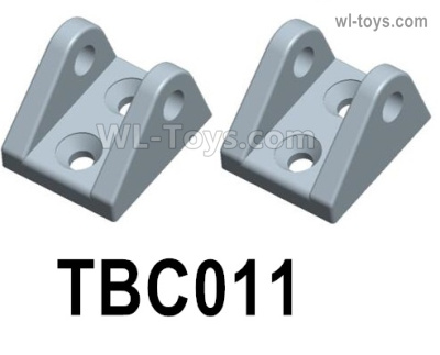 HG P806 Parts Bracket rear base. TBC011. Total 2pcs. Two Colors you can choose. Yellow or Green.HG P806 TRASPED Semi Trailer Parts,HG P806 1/12 Truck Parts