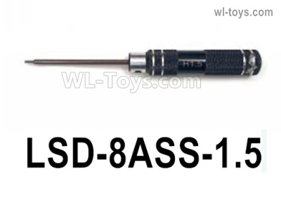 HG P806 Parts LSD-8ASS-1.5. Hexagon socket screwdriver 1.5mm,HG P806 TRASPED Semi Trailer Parts,HG P806 1/12 Truck Parts