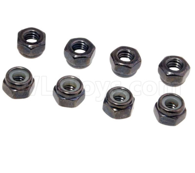 HSP 94188 spare parts-02055 M4 Nylon Nut,anti-Lock nut(8pcs),HSP 94188 RC Car Truck Parts,HSP 1:10 RC Truck Spare parts Accessories,HSP 94188 Official Parts