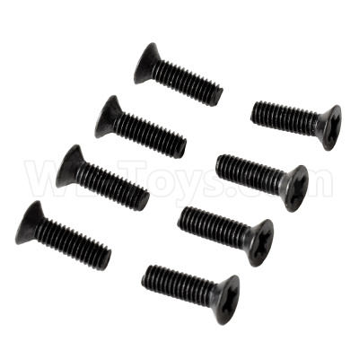 HSP 94188 spare parts-02092-ISO 3X10 Screws,Countersunk head screws Screws(8pcs),HSP 94188 RC Car Truck Parts,HSP 1:10 RC Truck Spare parts Accessories,HSP 94188 Official Parts
