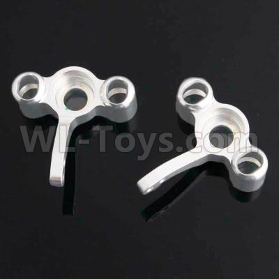 HSP 94188 spare parts-122211 122011 (02165)-01 Upgrade Aluminum Rear Hub Carrier(Left and Right-2pcs)-Silver,Upgrade HSP 94188 RC Car Truck Parts,Upgrade HSP 1:10 RC Truck Spare parts Accessories,HSP 94188 Upgrade Parts