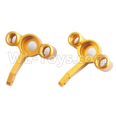 HSP 94188 spare parts-122211 122011 (02165)-02 Upgrade Aluminum Rear Hub Carrier(Left and Right-2pcs)-Golden,Upgrade HSP 94188 RC Car Truck Parts,Upgrade HSP 1:10 RC Truck Spare parts Accessories,HSP 94188 Upgrade Parts