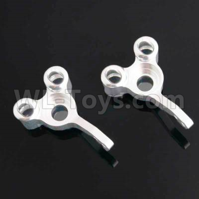 HSP 94188 spare parts-122212 122012 02166-01 Upgrade Aluminum Steering Hub(Left and Right-2pcs)-Silver,Upgrade HSP 94188 RC Car Truck Parts,Upgrade HSP 1:10 RC Truck Spare parts Accessories,HSP 94188 Upgrade Parts