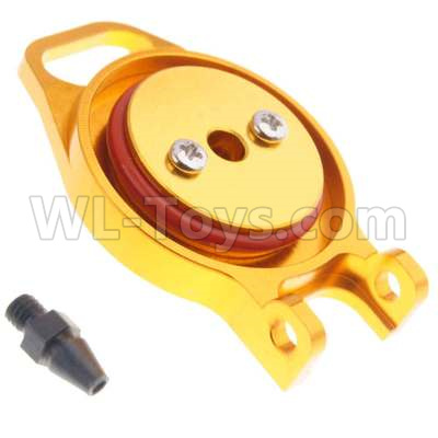 HSP 94188 spare parts-122259 122059-02 Upgrade Aluminum Fuel Tank Cover-Golden,Upgrade HSP 94188 RC Car Truck Parts,Upgrade HSP 1:10 RC Truck Spare parts Accessories,HSP 94188 Upgrade Parts