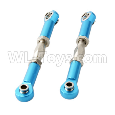 HSP 94188 spare parts-166617 166017 106017 (06016 08042)-01 Upgrade Aluminum Front or Rear Servo Link Rod(2pcs)-Blue,Upgrade HSP 94188 RC Car Truck Parts,Upgrade HSP 1:10 RC Truck Spare parts Accessories,HSP 94188 Upgrade Parts