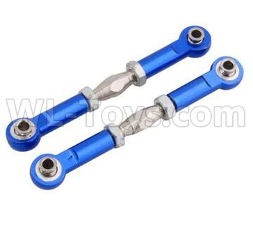 HSP 94188 spare parts-166617 166017 106017 (06016 08042)-02 Upgrade Aluminum Front or Rear Servo Link Rod(2pcs)-Dark Blue,Upgrade HSP 94188 RC Car Truck Parts,Upgrade HSP 1:10 RC Truck Spare parts Accessories,HSP 94188 Upgrade Parts
