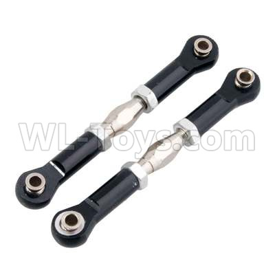 HSP 94188 spare parts-166617 166017 106017 (06016 08042)-05 Upgrade Aluminum Front or Rear Servo Link Rod(2pcs)-Black,Upgrade HSP 94188 RC Car Truck Parts,Upgrade HSP 1:10 RC Truck Spare parts Accessories,HSP 94188 Upgrade Parts